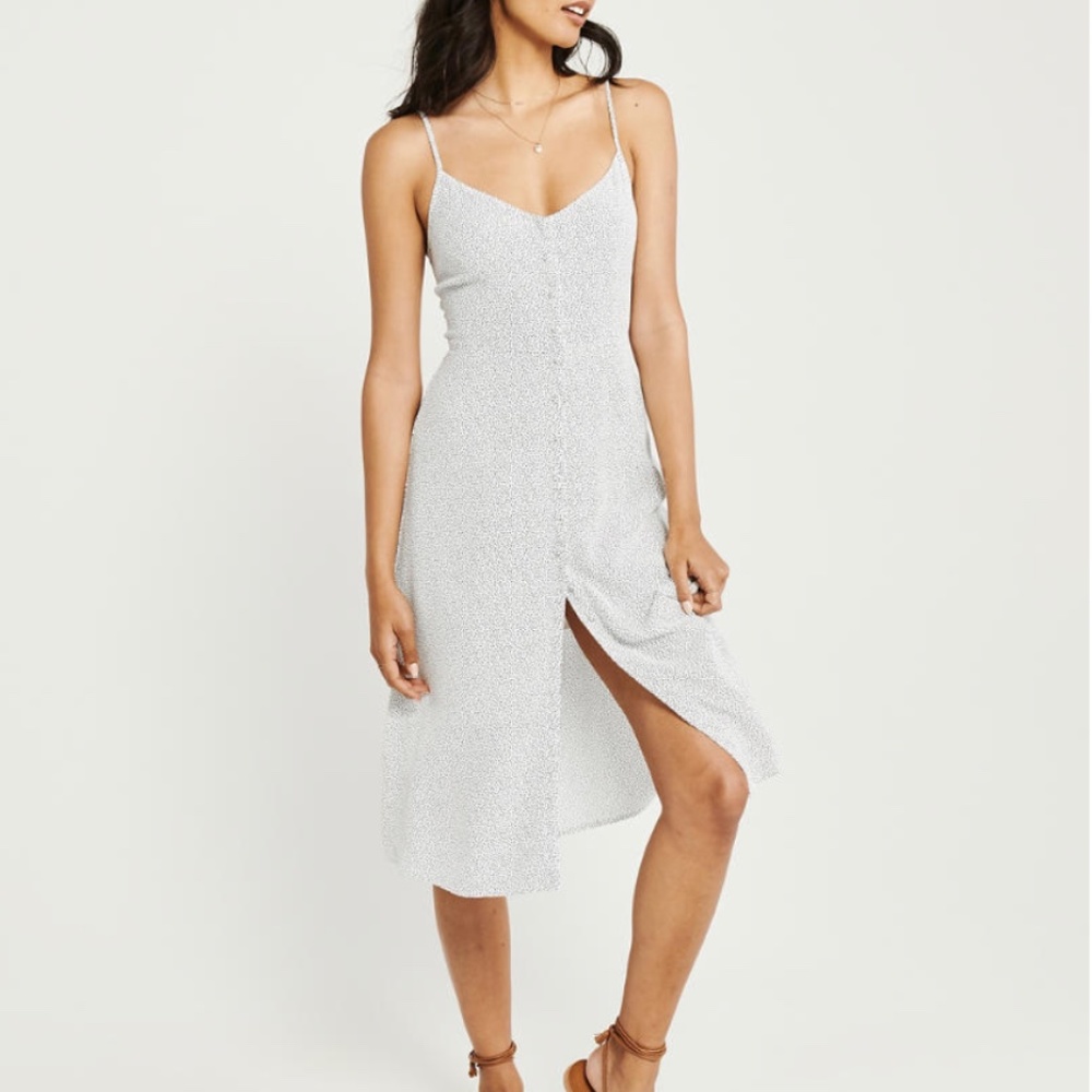 NWT Abercrombie Button Up Midi Dress